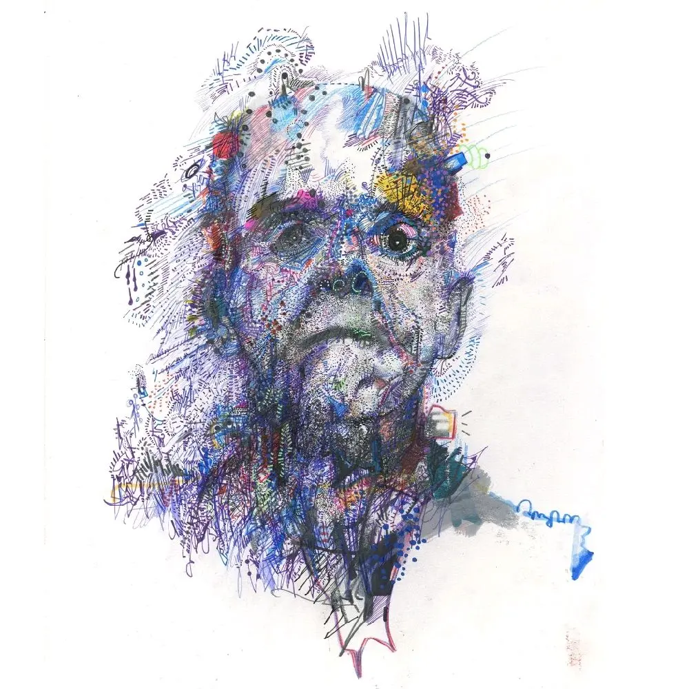 Michael Alan Alien "Frankenalien 2.0" 11"x14" fine art print