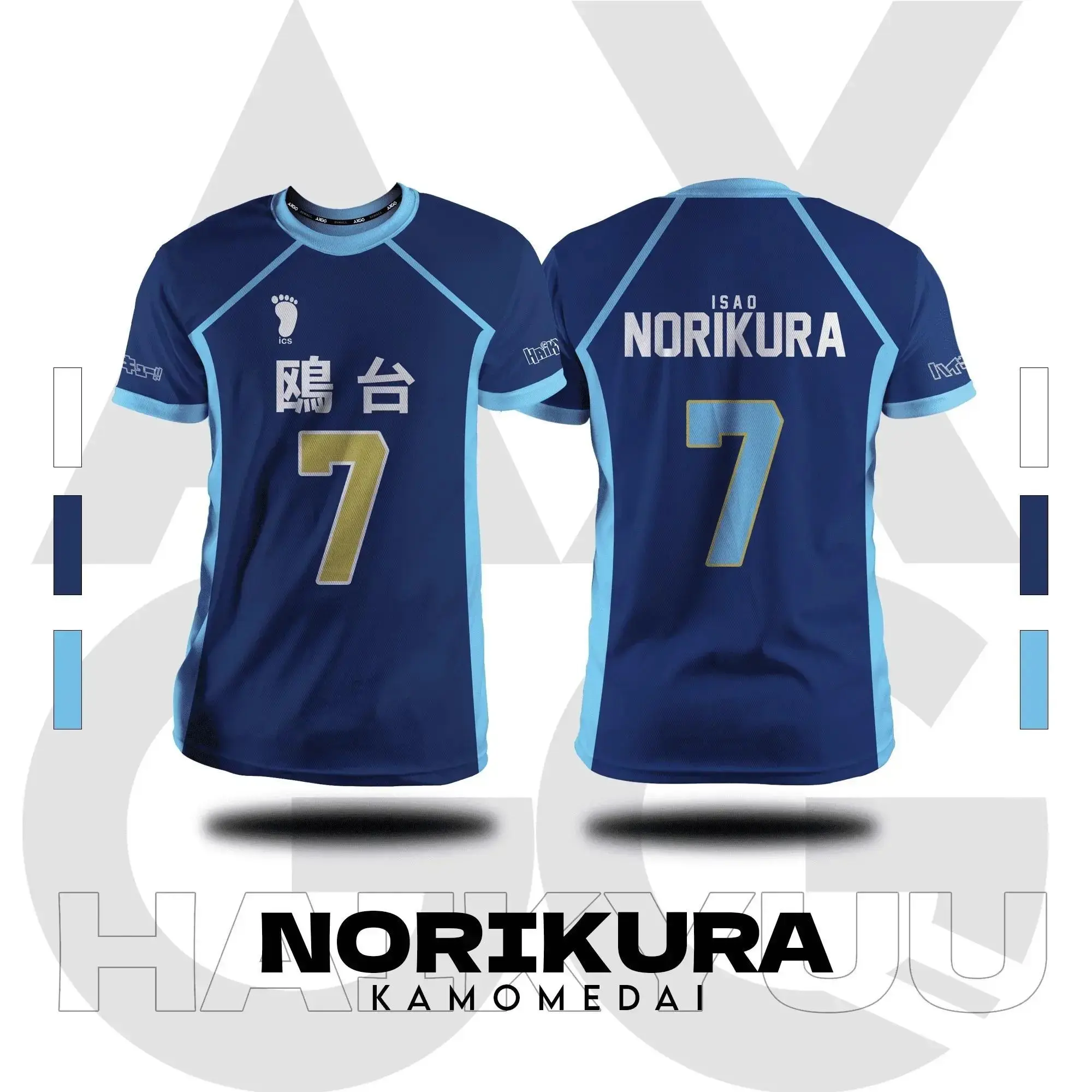 HaikyuuMen Jersey 3D Print Sports T-shirts Summer Short Sleeve Kid Cartoon Anime Top Volleyball Tees