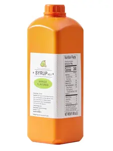 SOEOS Mango Flavored Syrup 68 fl oz Rich Sweet Fruit Syrup for Drinks Desserts & Pancakes Perfect for Boba Tea Milkshakes Ice Cream & Cocktails