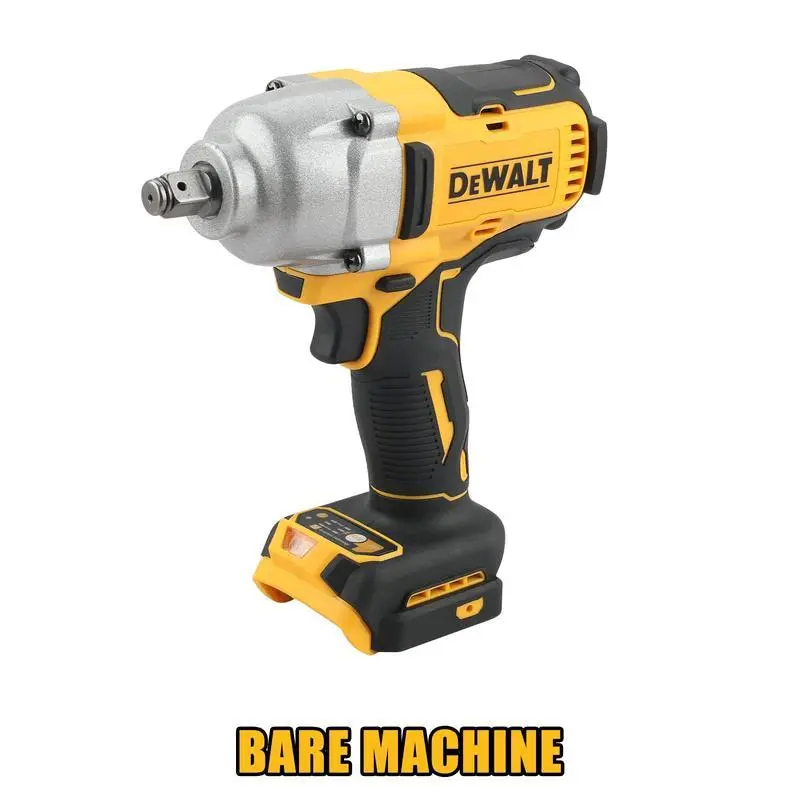 Dewalt DCF900 Heavy Duty High Torque Rechargeable Brushless Cordless Impact Wrench - 20V, 850Nm, 6.0Ah Li-Ion Battery, Variable Speed Wireless Power Tool for Automotive Tasks (Power Tool Accessories Included), High Torque Impact, Power Tools Accessories