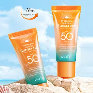 Sunscreen to prevent sunburn and tanning, UniversaTinted Face Moisturizer Sunscreen, SPF 50 PA+++Water Resistant And Non-Greasy,For Al Type SkinFacial Skincare