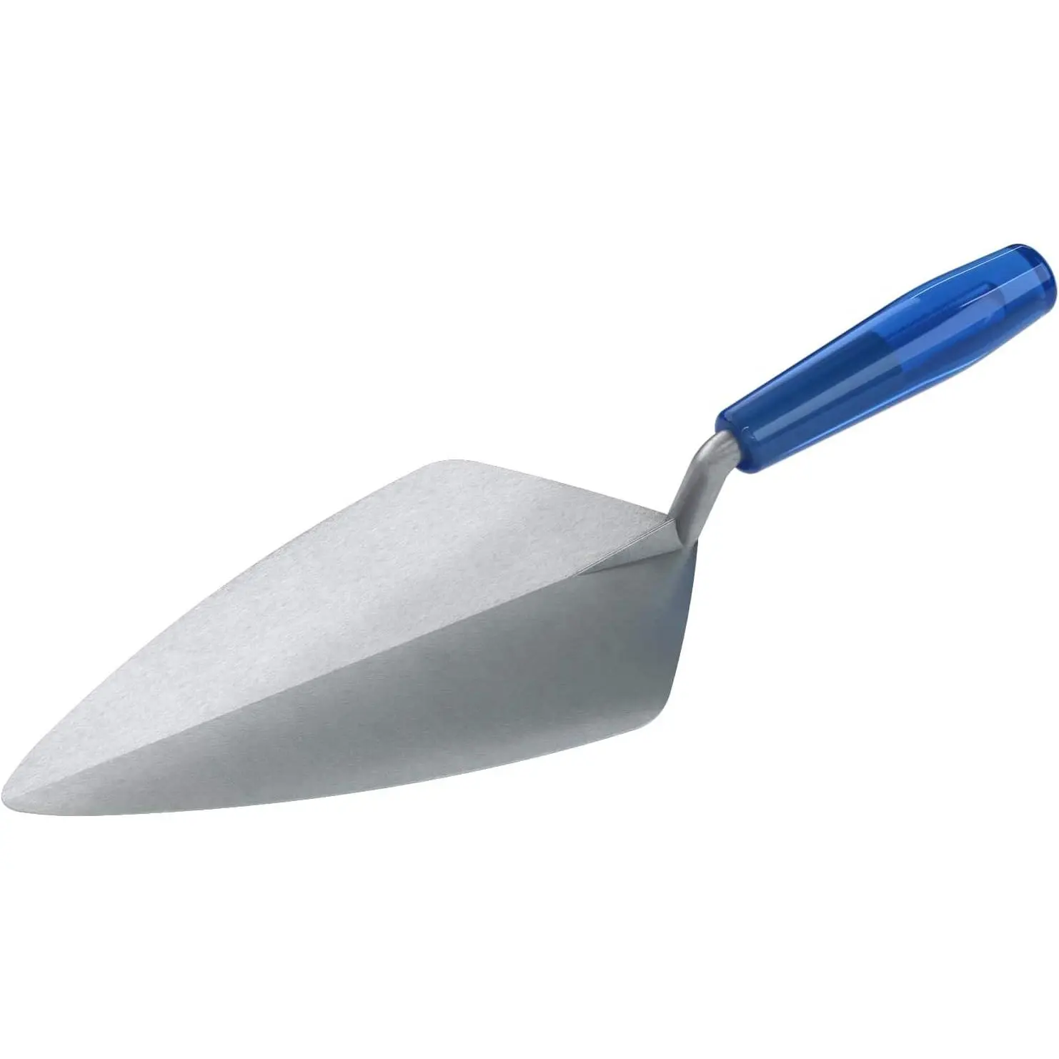 72-246 Model Carbon Steel Narrow London Brick Trowel - 10.5-in P Handle, Construction Tools, Home Repair Tools, Hardware for Brick Masonry, Block Work