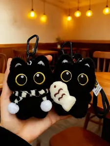 Cool Plush Cat Cat Doll Toy Keychain Bag Charm, Cute Gift for Women or Couples, Adorable Present Choice, Keychain For Bags