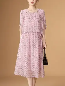 Elegant Two-Piece Dress Set, High-Waisted & Flowy Design, Perfect for Casual, Ideal for Daily Wear & Special Occasions