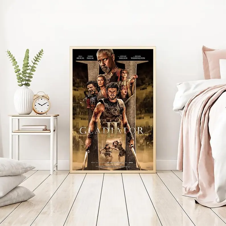 Gladiator II Movie Poster,High Quality Paper Print, Wall Art, Room Decor, Art Poster For Gift Unframed