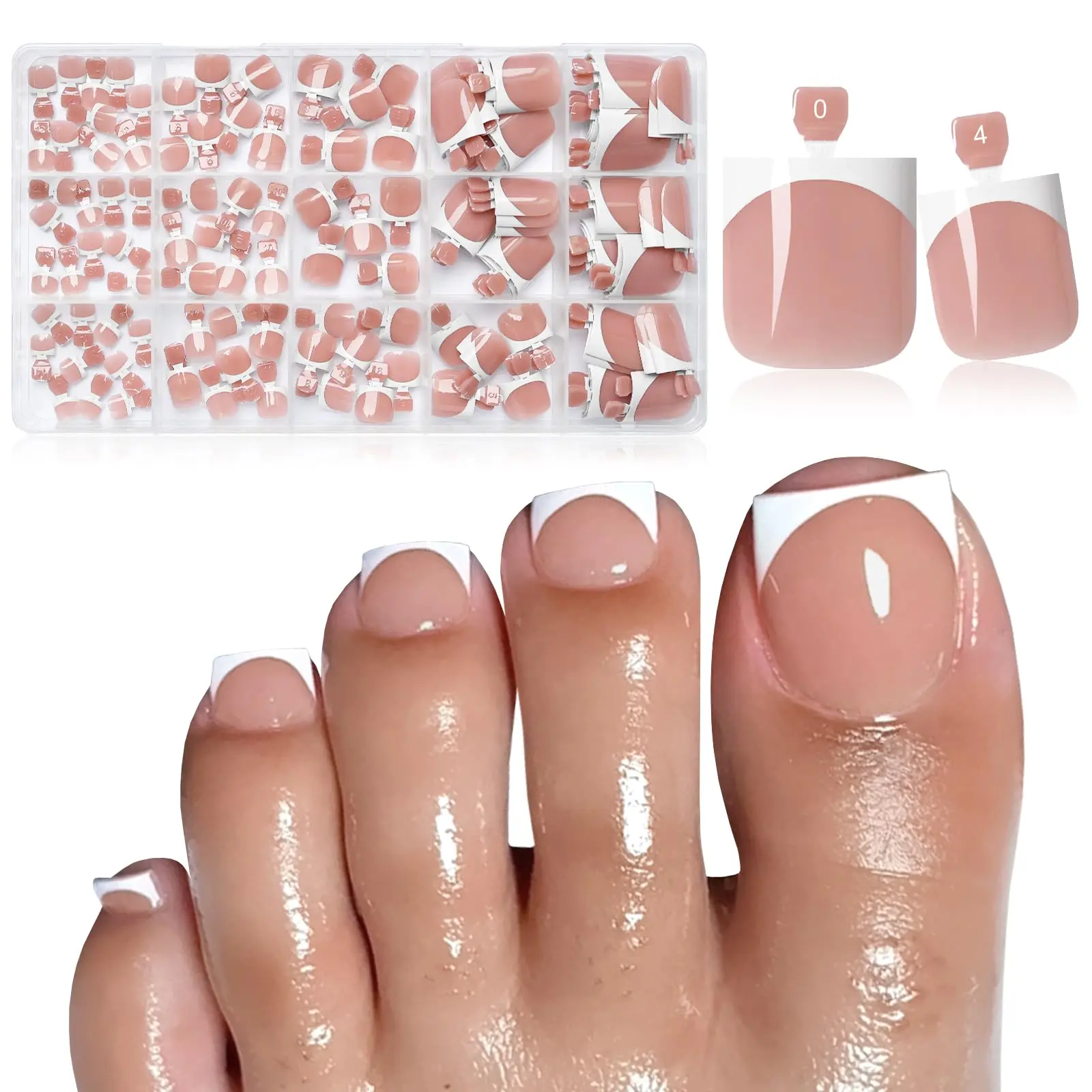 French Tip A - Brown Base