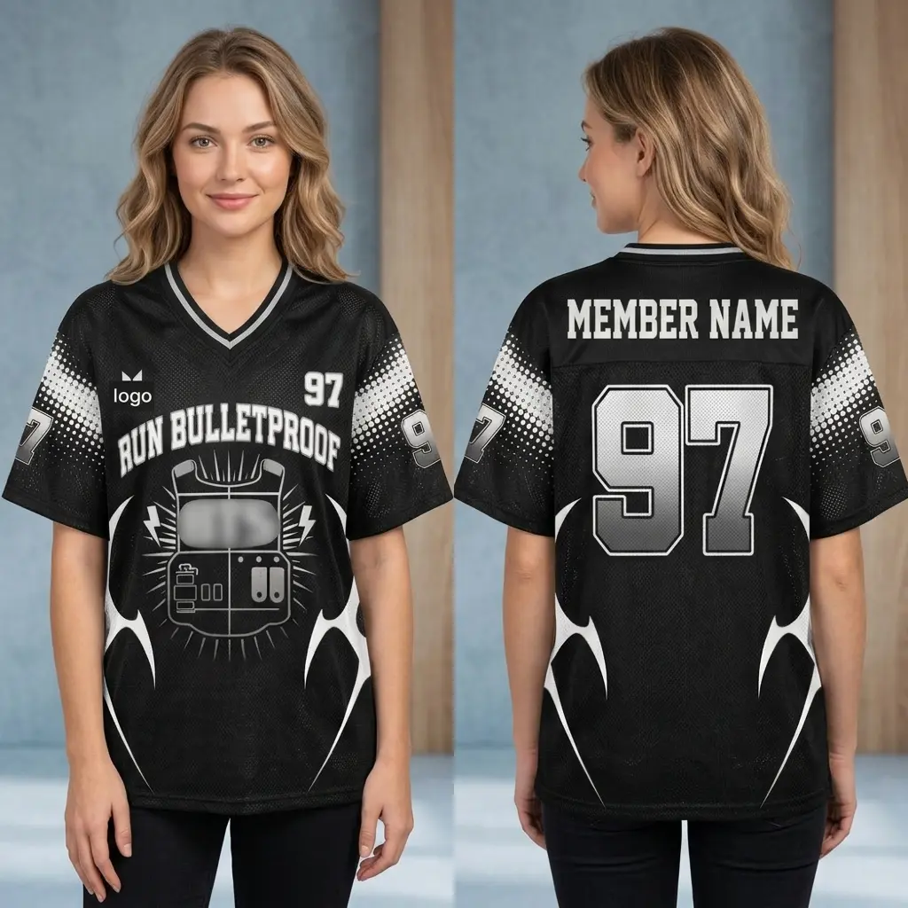 Custom Members Bangtan Army Mesh Football Jersey, Personalized K-pop ARIRANG World Tour Black Run Bulletproof Name Number Design, Perfect Gift for ARMY