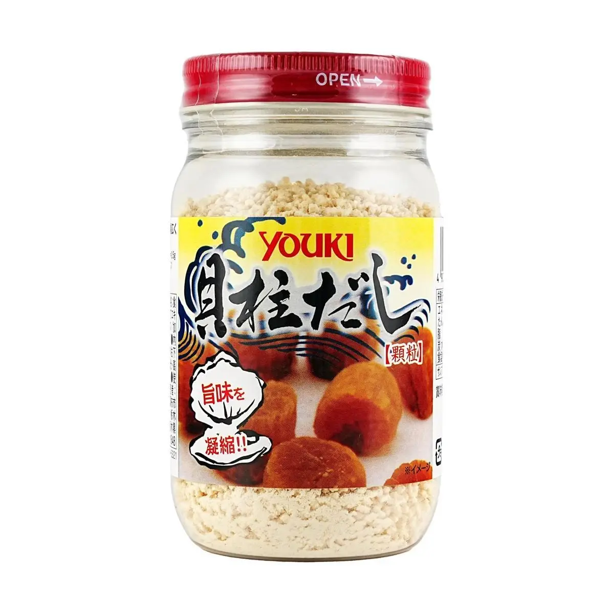 YOUKI Japanese Scallop Soup Stock Granules - Concentrated Dried Konbu Dashi Broth Powder, 110g