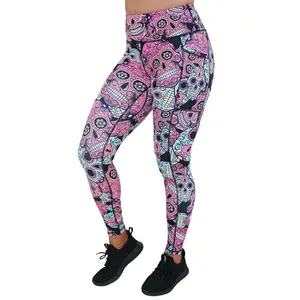 CVG OG Sugar Skulls Leggings Fit Pockets