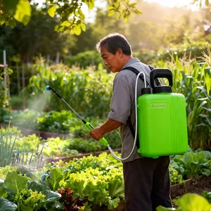 Upgraded in 2026, the 6-liter electric backpack sprayer for lawns and gardens features a battery-powered pump, suitable for insecticides, fertilizers, and cleaning solutions