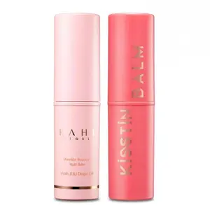 KAHI Multi Balm Stick + KAHI Kisstin Pink Face Balm Moisturizer Lip and Check Stick - All-in-One Lip Balm Cream Neck Cream Make Up  (0.32 oz)