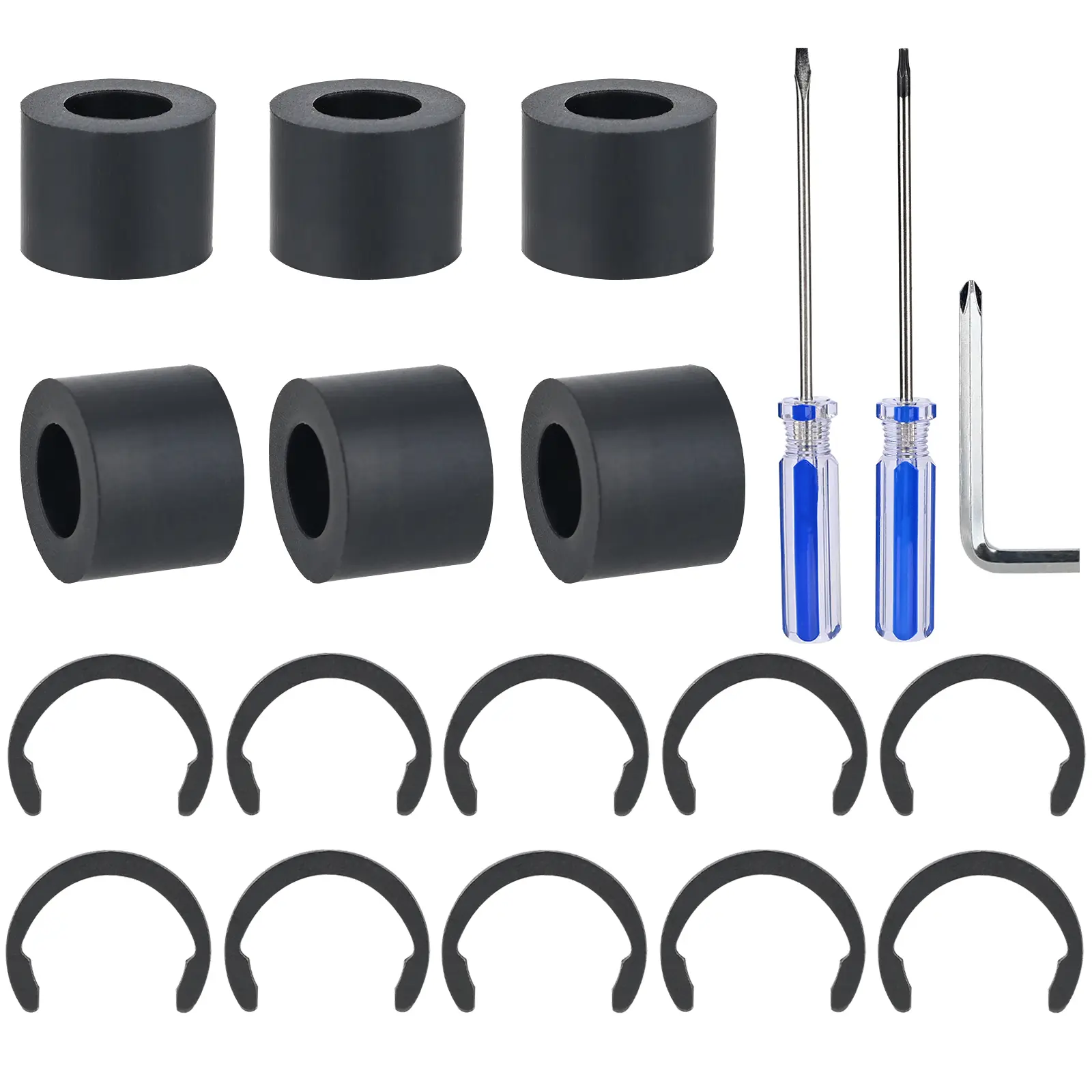 Rubber Roller Replacement Set，Mat Guide Rubbers，Compatible with Cricut Maker/Maker 3