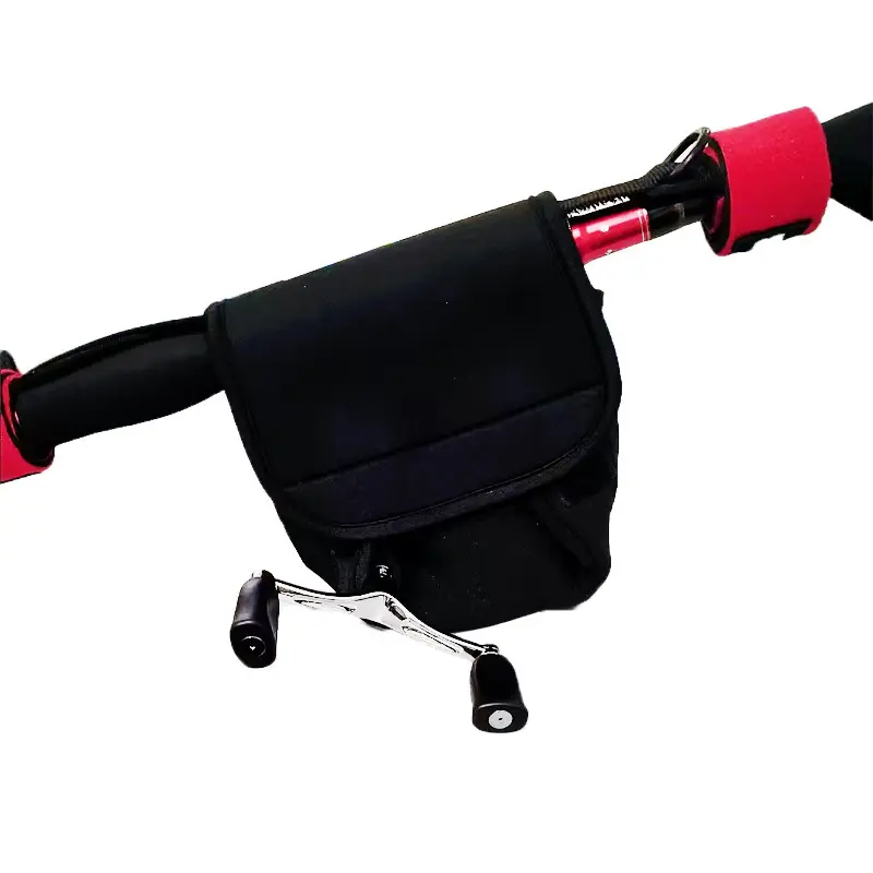 3 Sizes Soft Neoprene Fishing Reel Protective Cover Bag, Shockproof Spinning & Baitcasting Reel Storage Pouch, Wear-resistant Long Cast Spinning Wheel Protector Fit 1000-8000 Series Fishing Reels