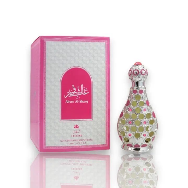 Zakat Perfumes Abeer Al-Sharq Pure Concentrated Perfume Oil - Unisex Wear, Fresh Unisex Fragrance with Pure Oil, Sweet Aroma, Fruity, Woody, Aromatic, Vanilla Notes - 20 ML-0.67 oz