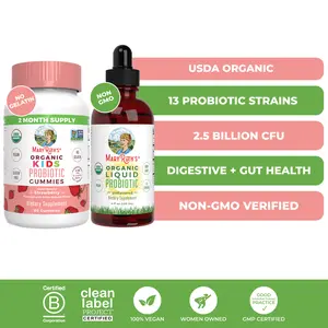 MaryRuth's Adult + Kids Gut & Digestive Health Bundle - Organic Liquid Probiotic 4oz & Organic Kids Probiotic Gummies MaryRuth's Adult + Kids Gut & Digestive Health Bundle - Organic Liquid Probiotic 4oz & Organic Kids Probiotic Gummies