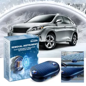 Anti-freeze Electromagnetic Car Snow Removal Device, 2026 New Portable Solar Electromagnetic Molecular Interference Freeze and Snow Remover Instrument for Ice and Snow Scraping