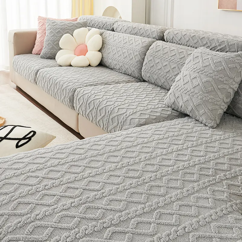 1pc Universal Stretch Sofa Cover, Pet Friendly and Non-Slip Sofa Slipcover, Slipcovers for Couches and Sofas, Modern Minimalist Home Decoration, Sofa Couch Covers