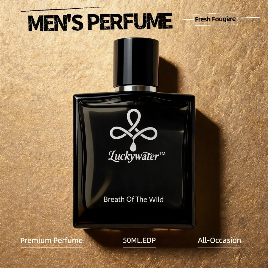 Men's 50ml Eau de Parfum Cologne Spray - Citrus, Lavender & Amber Scent, Clean, Light, Invigorating Natural Fragrance, Ideal Men's Gift
