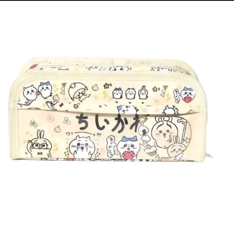 Kawaii Chiikawas Pen Case Pouch | Cute Zipper Pencil Bag | Large Capacity Stationery Organizer  | Japanese Cartoon Character Gift