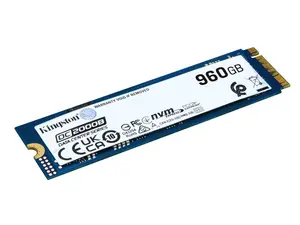 Kingston SEDC2000BM8/480G DC2000B 480 GB Solid State Drive - M.2 2280 Internal - PCI Express NVMe (PCI Express NVMe 4.0 x4) - Server, Data Center Device Supported - 0.4 DWPD - 350.40 TB TBW