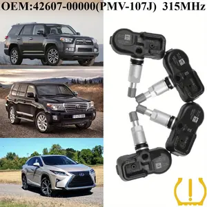 1Pcs/4Pcs OEM#42607-00000(PMV-107J) #315MHz TPMS/Tire Pressure Sensors For #TOYOTA:4-RUNNER/AVALON/CAMRY/COROLLA/FJ-CRUISER/HIGHLANDER/LAND-CRUISER/MATRIX/PRIUS/RAV4/SOLARA/TACOMA/VENZA/YARIS #LEXUS:CT/ES/GS/GX/HS/IS/LS/LX/RX/SC/LFA #SCION #PONTIAC