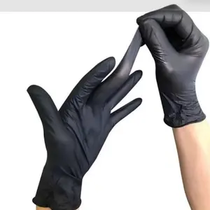 Disposable Nitrile Gloves – Latex-Free & Powder-Free for Beauty, Cooking & Cleaning; High-Quality Black Protective Items for Multiple Scenarios