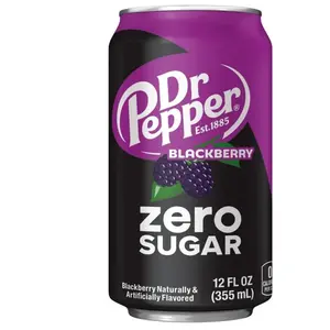 Dr Pepper Blackberry Zero Sugar 1 Can Naturally & Artificially Flavored 12fl Oz