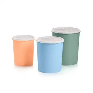 Tupperware Classic Decorator Canister Set of 3