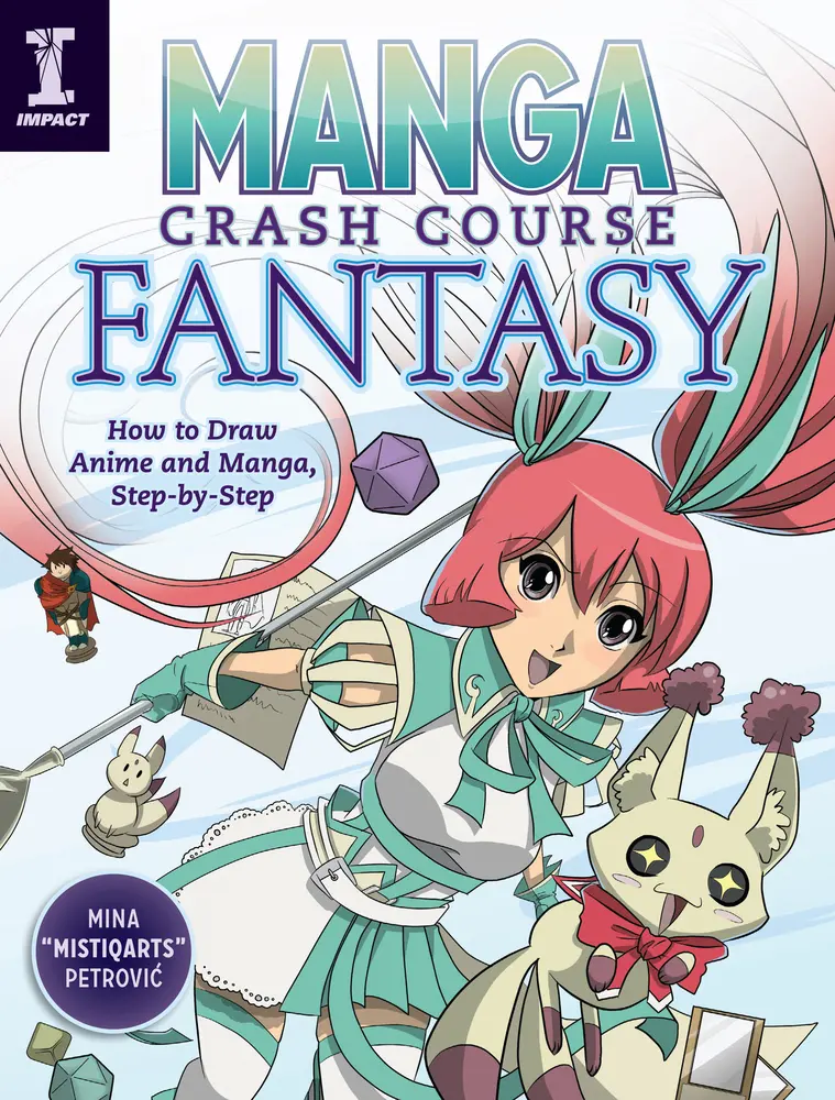 USED Book - Manga Crash Course Fantasy: How to Draw Anime and Manga, Step by Step by Petrovic, Mina (Paperback) - english