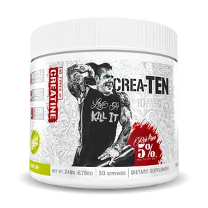 5% Crea-TEN 10-in-1 Creatine Complex – Advanced Muscle Growth & Strength Formula – 5000mg Creatine Blend – Zero Loading, Fast Absorption – 30 Servings