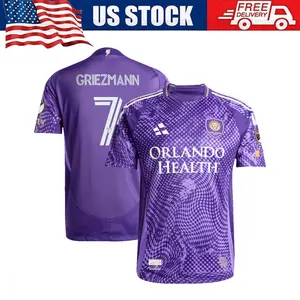 Purple #7 Soccer Jersey Storm Pattern Football Shirt Breathable Slim Fit Performance Fan Jersey