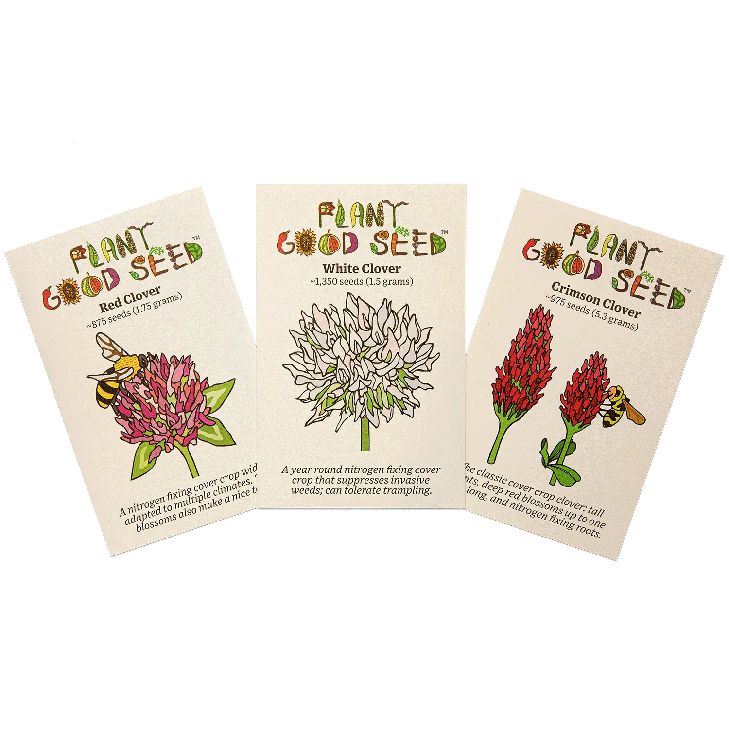 Clover Seed Collection - Three Packets