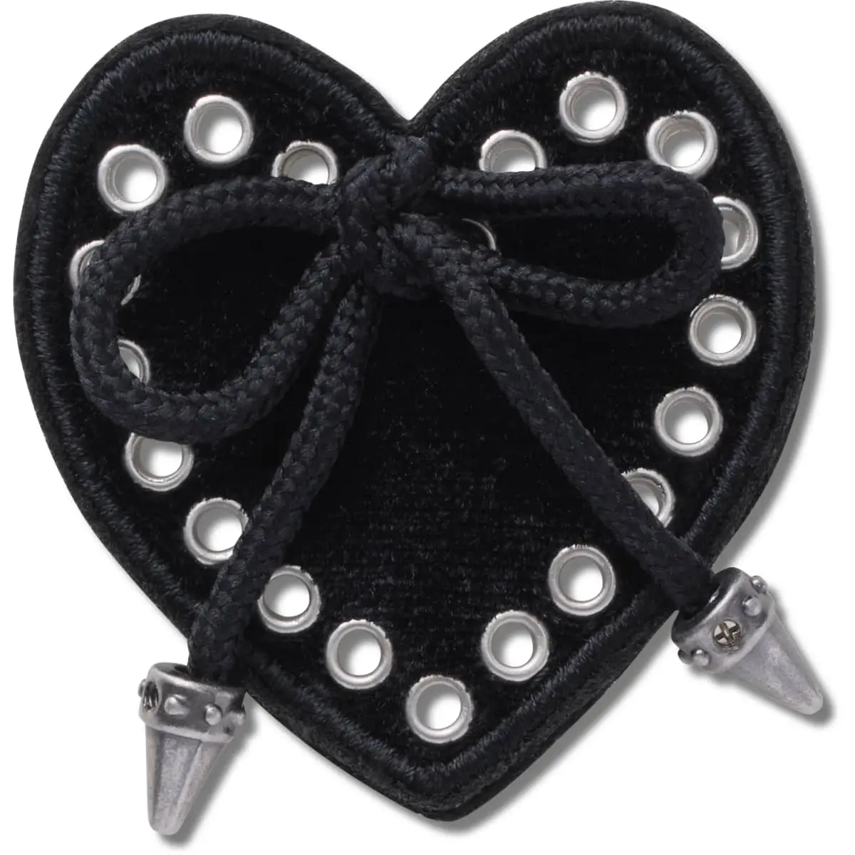 Black Heart with Bow