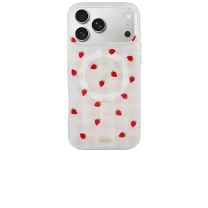 Sonix Magsafe Compatible Iphone 17 Pro Max Case in Strawberry Gingham
