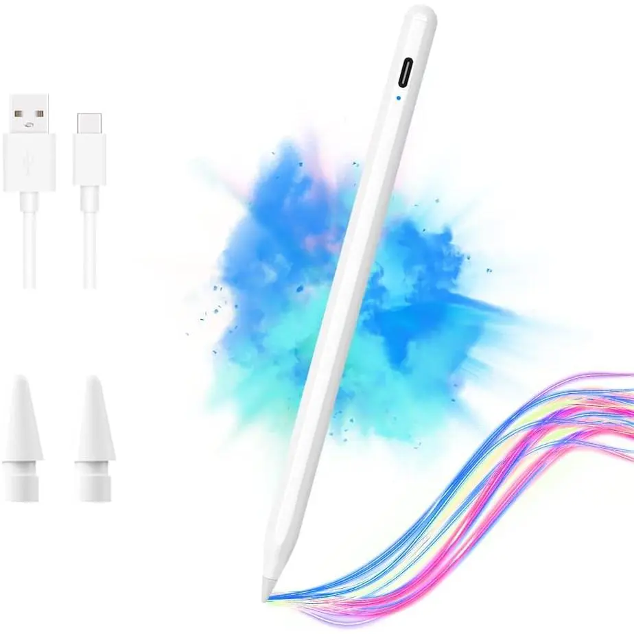 Stylus Pen for ipad with Tilt  & Palm Rejection,  Pencil Compatible with  iPad Pro 11/12.9 Inch, iPad 6/7/8/9/10th Generation, iPad Air 3rd/4th, iPad Mini 5/6th Gen
