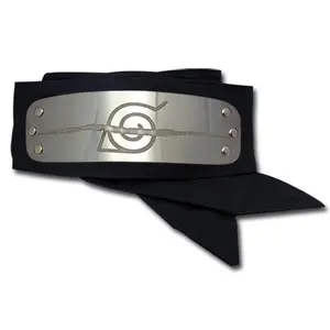 Naruto Black Anti Leaf Village Ninja Headband