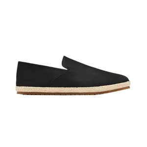 Patara Black Nubuck Seeker - Men's Elegant Leather Slip-On Loafers | Premium Comfort & Formal Style