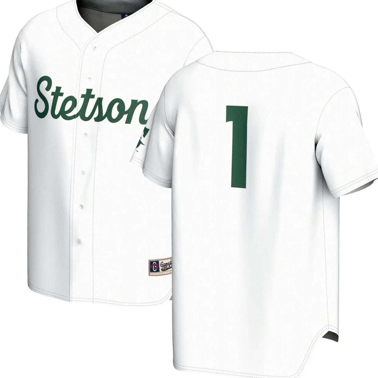 #1 Stetson Hatters GameDay Greats Youth Lightweight Baseball Fashion Jersey - White