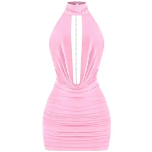 Cassie dress pink 8483