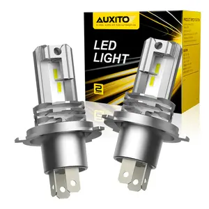 AUXITO H4 9003 LED Headlight Set, High Low Beam Bulbs 6500K Cool White Super Bright, 10000LM AUXITO H4 9003 LED Headlight Set, High Low Beam Bulbs 6500K Cool White Super Bright, 10000LM
