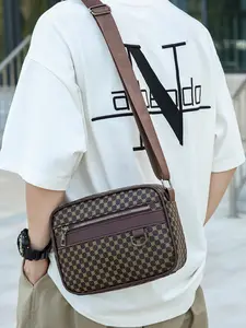 Men's New Fashion Casual Shoulder Crossbody Bag, Men's Daily Commute Horizontal Phone Storage Small Bag, Stylish and Practical, Stylish Crossbody Bags, Fashionable Crossbody Bag, Everyday Crossbody Bag