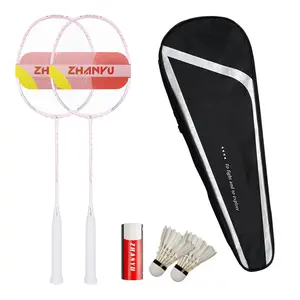 Professional Badminton Racket,Badminton Racquet,Badminton Rackets,All Carbon Fiber Badminton Racket,Badminton Racket Set Of 2,Contains Two Badminton Rackets＆Two Badminton Balls＆A Bag,Suitable For Outdoor Activities And Family Outings