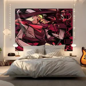 Helluva Boss Patterned Tapestry, Stylish Room Flag, Unique Wall Art For Living Room And Bedroom, Soft And Durable For Kids And Adults Daily Holiday Birthday Gift Bedroom Decor