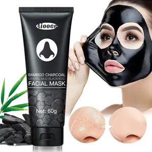 Bamboo Charcoal Mineral Mud Mask  Absorbs Excess Oil Soothes Skin Leaves Fresh Matte Complexion Suitable for Oily & Combination Skin