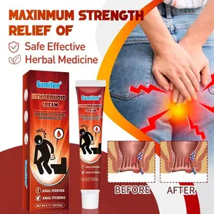 Herbal hemorrhoid cream provides immediate relief from itching, swelling, pain, bleeding, and burning sensations; suitable for both men and women; safe and effective for everyday care.