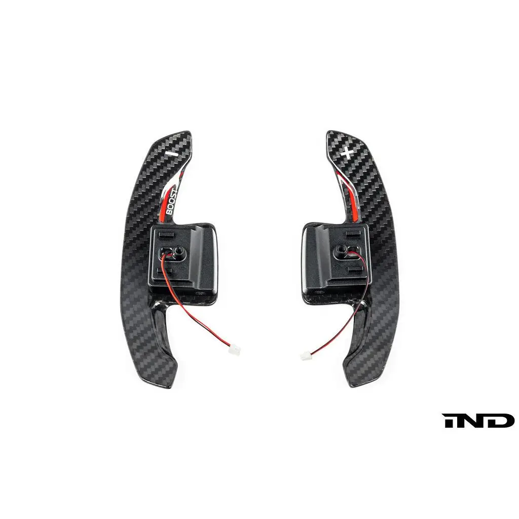 JQ Werks / MadTrace BMW G9X M5 / G60 5-Series Magnetic Shift Paddle Set - Carbon