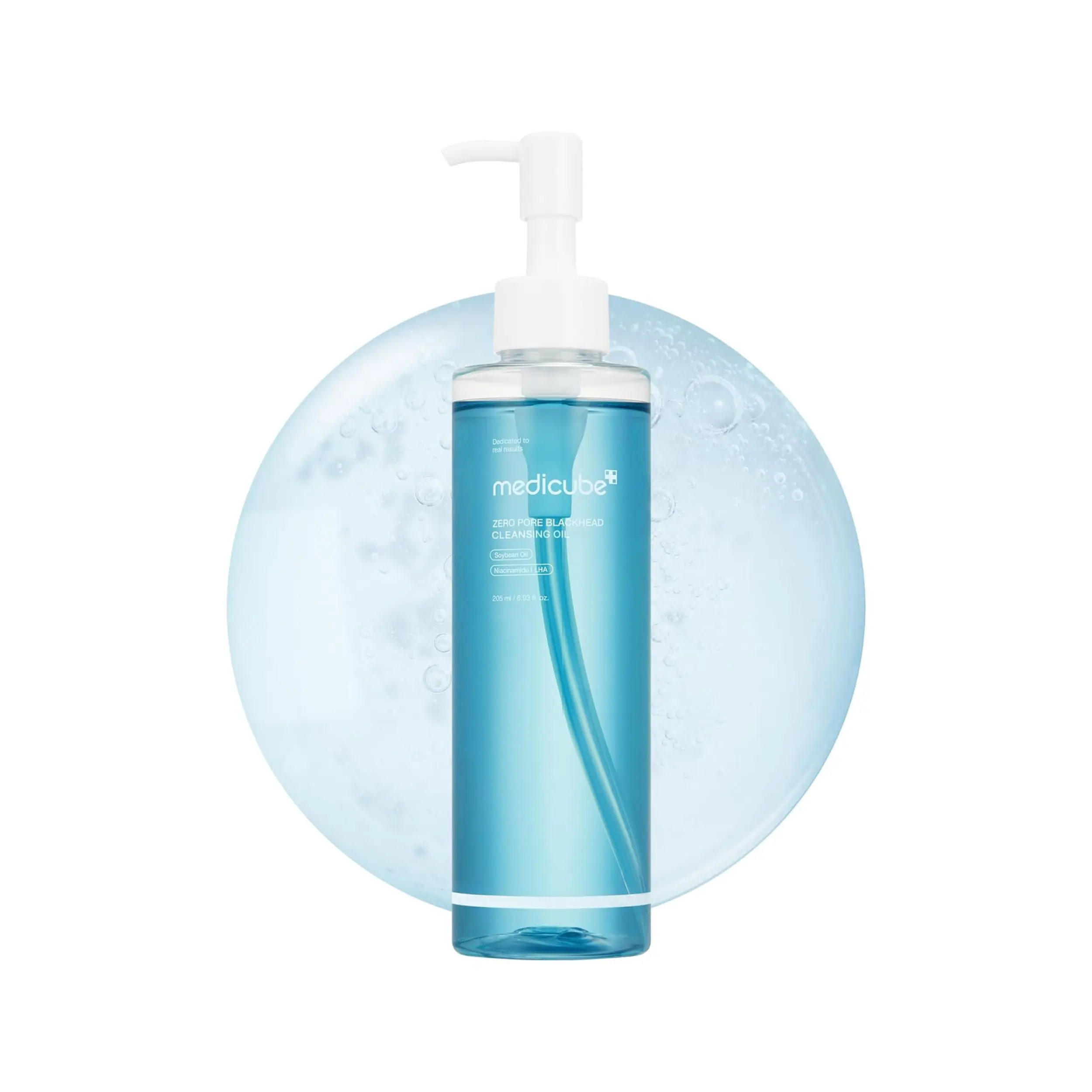 [Official Medicube Partner] Zero Pore Blackhead Deep Cleansing Oil 205ml - Makeup Remover for all skin types, Daily Moisture Facial Cleanser, Low-Irritation