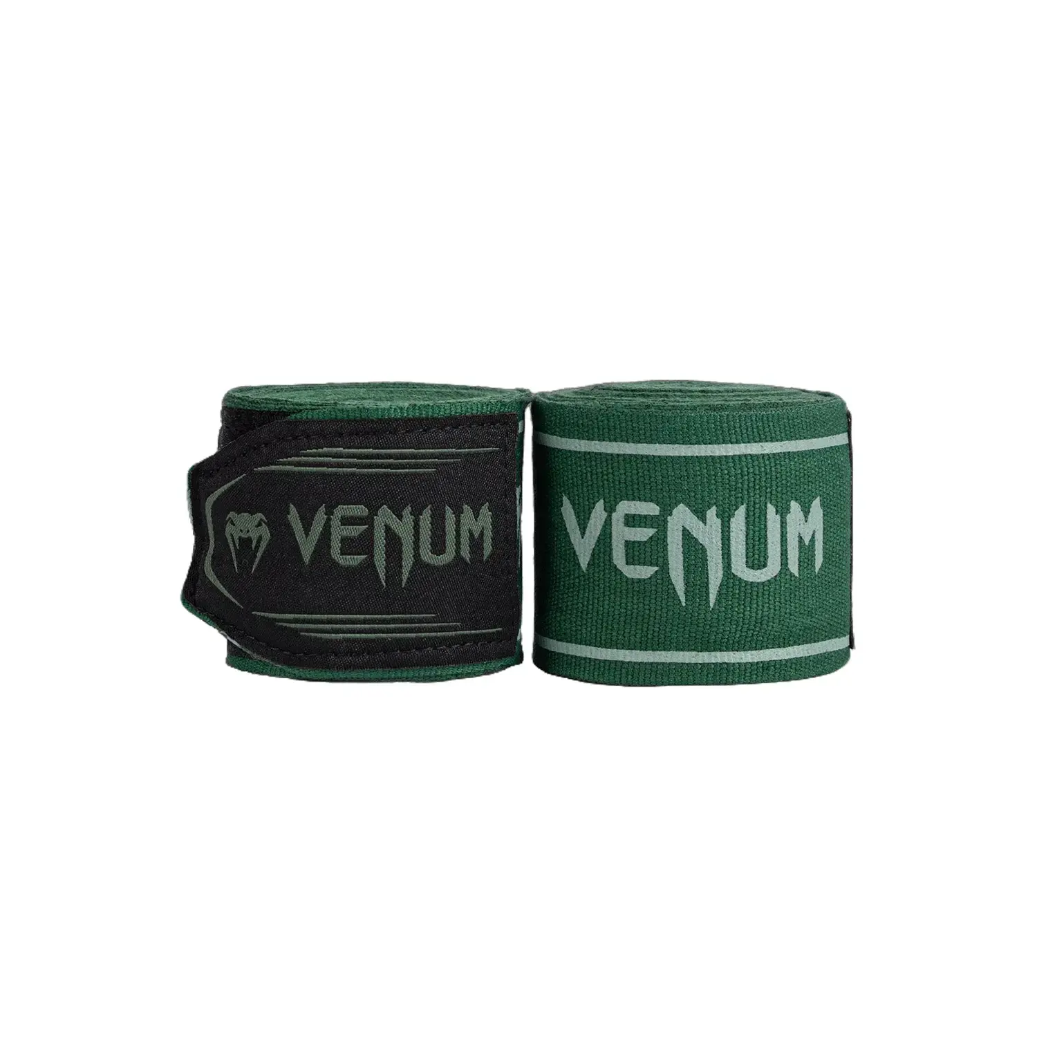 Venum Classic Logo Print Boxing Hand Wrap, Elastic Cotton with Thumb Loop for MMA & Muay Thai Support - Khaki, Sports Accessories, Hand Wraps Boxing, Boxing Wrap