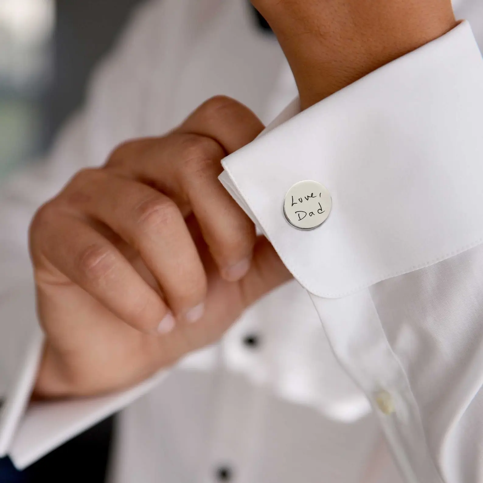Cufflinks and Tie Clip Custom Set Personalized Gift Men Cuff Link for Groom Fathers of the Bride Engrave Unique Fathers Day Gifts