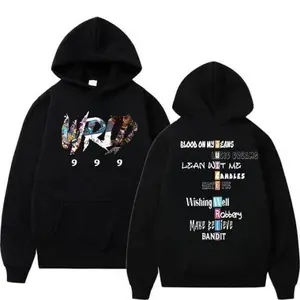 🎤[Graphic Hoodie]Juice 999 Hip Hop Rapper Hoodie – Tour Concert Pullover for Men, Trendy Rap Streetwear, Unisex Gothic Hoodie, Casual Long Sleeve Sweatshirt, Urban Style Fall Winter Fashion, Music Fan Gift,Printing Hoodie